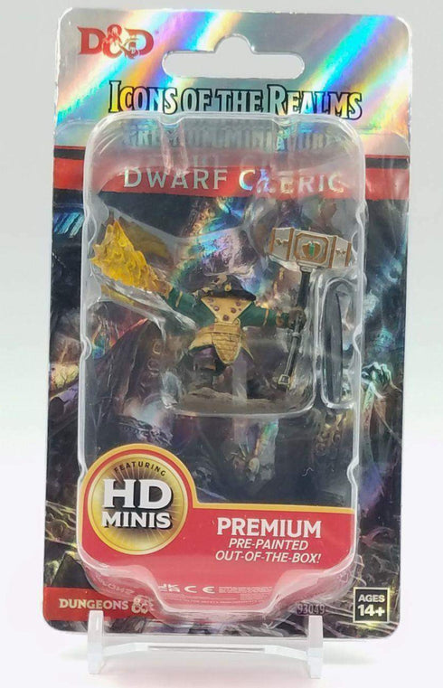 Icons of the Realms: D&D Premium Miniatures Wave 6: Dwarf Cleric - Male